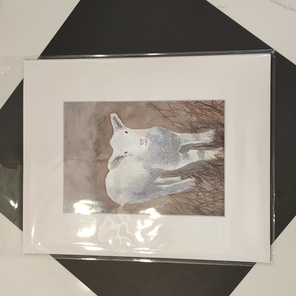 🎨Matted Art Print of Original Watercolour Painting - Picture 5 of 5